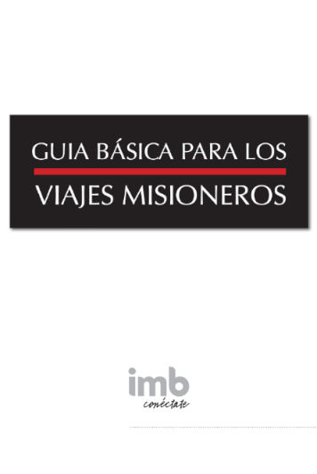 Portada del libro Guia Básica Para Los Viajes Misioneros